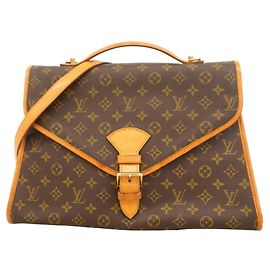 Bolsa Beverly Monogram Louis Vuitton Marrom