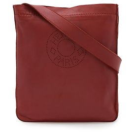 Borsa a Spalla Pochette Cru de Celle di Hermès Rosso