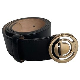 Christian Dior Gürtel Schwarz
