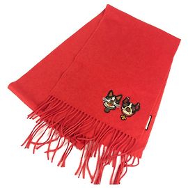 Sciarpa in cashmere-seta Gucci BOSCO Rosso