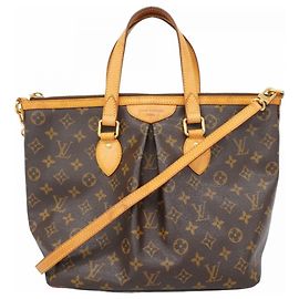 Borsa Louis Vuitton Monogram Palermo PM Marrone