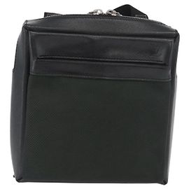 Louis Vuitton Sayan Messenger Bag Taiga Leather and Canvas Black