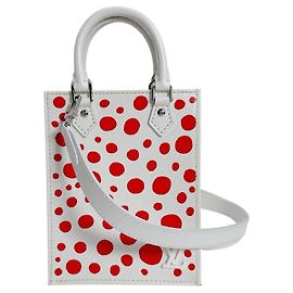 Bolsa Petite Sac Plat Louis Vuitton Branco