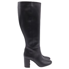 Stuart Weitzman Knee High Boots in Black Leather Black