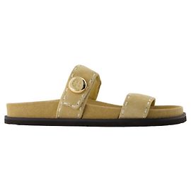Romy Sport Sandals - Tory Burch - Leather - Beige Brown Beige