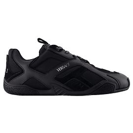 Sneakers - Versace - Leather - Black Black