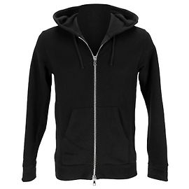 Moletom com zíper Balmain em algodão preto Preto
