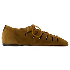 Sapatilhas Leyza Gd - Isabel Marant - Couro - Marrom Marrom