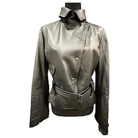 Black leather jacket Weekend Max Mara Black