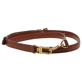 Cinghia a spalla in pelle marrone Louis Vuitton Marrone