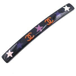 Fermaglio per capelli nero Chanel Nero