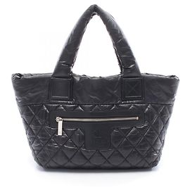 CHANEL Borsa Tote Piccola Coco Cocoon Nero Bordò