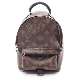 Zaino/borsa Palm Springs Mini di Louis Vuitton Marrone Nero