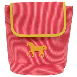 Hermès Striped Caval Color Kids' Backpack Red Yellow