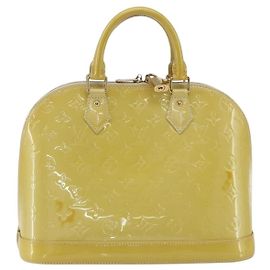 Borsa Alma Louis Vuitton Monogram Vernis PM Beige