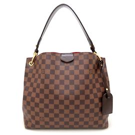 Sac à épaule Damier Graceful PM de Louis Vuitton Damier ebène