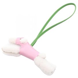 Charm Anjo Milo Buddy Hermès Rose Blanc Vert