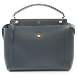 Borsa FENDI DOT COM Blu navy