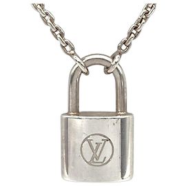 Louis Vuitton Silver Lockit Halskette Andere