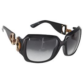 GUCCI Sunglasses plastic Brown Auth bs33337 Brown