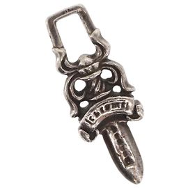Pendente Charm Dagger Chrome Hearts in Argento Ag925 Auth 171135SM Argento