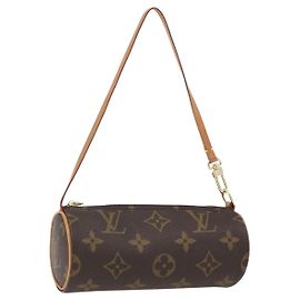 LOUIS VUITTON Pouch Papillon Monogram LV Auth ep13044V Monogramme