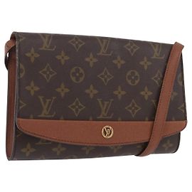 LOUIS VUITTON Bolsa de Ombro Monogram Bordeaux 24 M51798 LV Auth 170886 Monograma