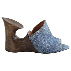 Alaïa Mules azuis Azul