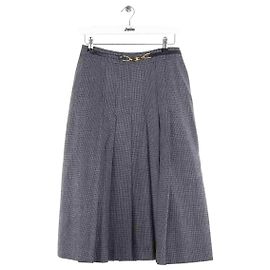 Céline Blauer Rock Blau