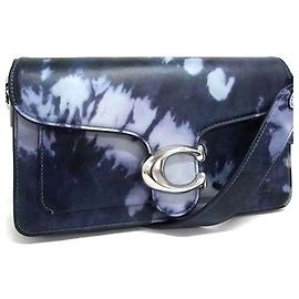 Coach The Tabby Navy Leather Bag Navy blue