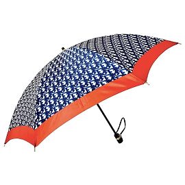 Christian Dior Trotter Folding Umbrella Navy blue