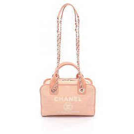 Bolso de boliche Deauville de Chanel Rosa