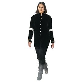 Chanel Fall 2020 20K Ad Campaign Velvet Jacket Black