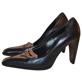 Casadei leather pumps black Black Multiple colors