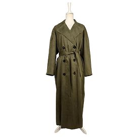 Autre Marque Trench Dainetto Kaki Cachi