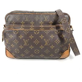 Bolsa de Ombro Monogram Nile da Louis Vuitton Marrom Monograma