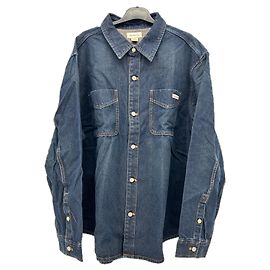 Calvin Klein Camisa de denim sin tratar Azul