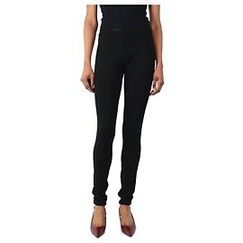 Miu Miu Leggings com patch de logo preto - tamanho S Preto