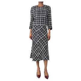 Baum und Pferdgarten Ensemble top et jupe en bouclé noir et blanc - taille UK 8 Noir