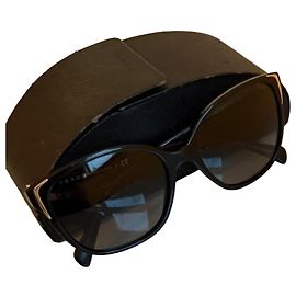 Prada PR 01OS SPR 01O Sonnenbrille Schwarz Oversize Schwarz