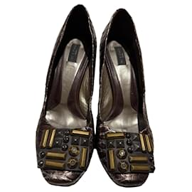 Etro Absatzschuhe Braun Mehrfarben