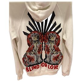 Gucci Hoodie blind für die Liebe Weiß