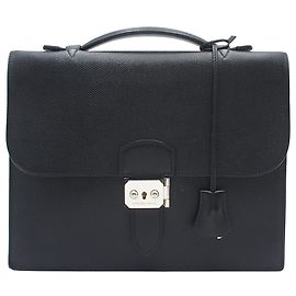 Bolso de documentos 27 en Swift negro Hermès Negro