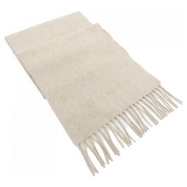Écharpe en cachemire LV Blason Louis Vuitton Beige