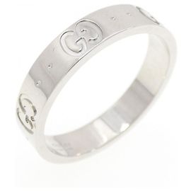 Gucci Icon Ring in 18K White Gold Golden