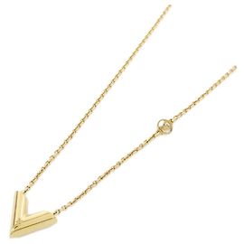 Collier Essentiel V Louis Vuitton Doré