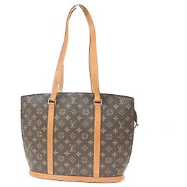 Bolsa Babylone em Canvas Monogram Louis Vuitton Marrom