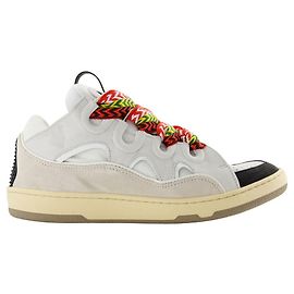 Baskets Curb - Lanvin - Synthétique - Blanc Blanc
