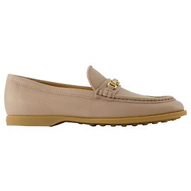 Slipper - Tod's - Leder - Beige Braun Beige