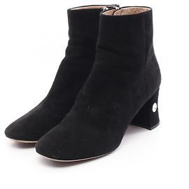 Miu Miu Suede Boots Black